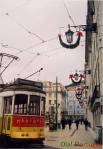 路面電車を使ってのリスボン観光