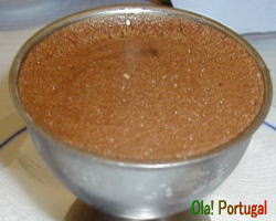 ポルトガルのデザート　Moose de Chocolate