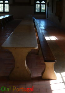 修道院の食堂。どんなポルトガル料理を食べていたのか